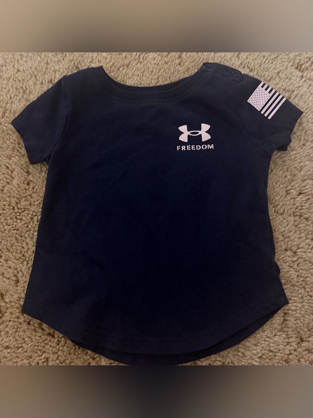 Under Armour Freedom Baby Tshirt Size 3/6 Months